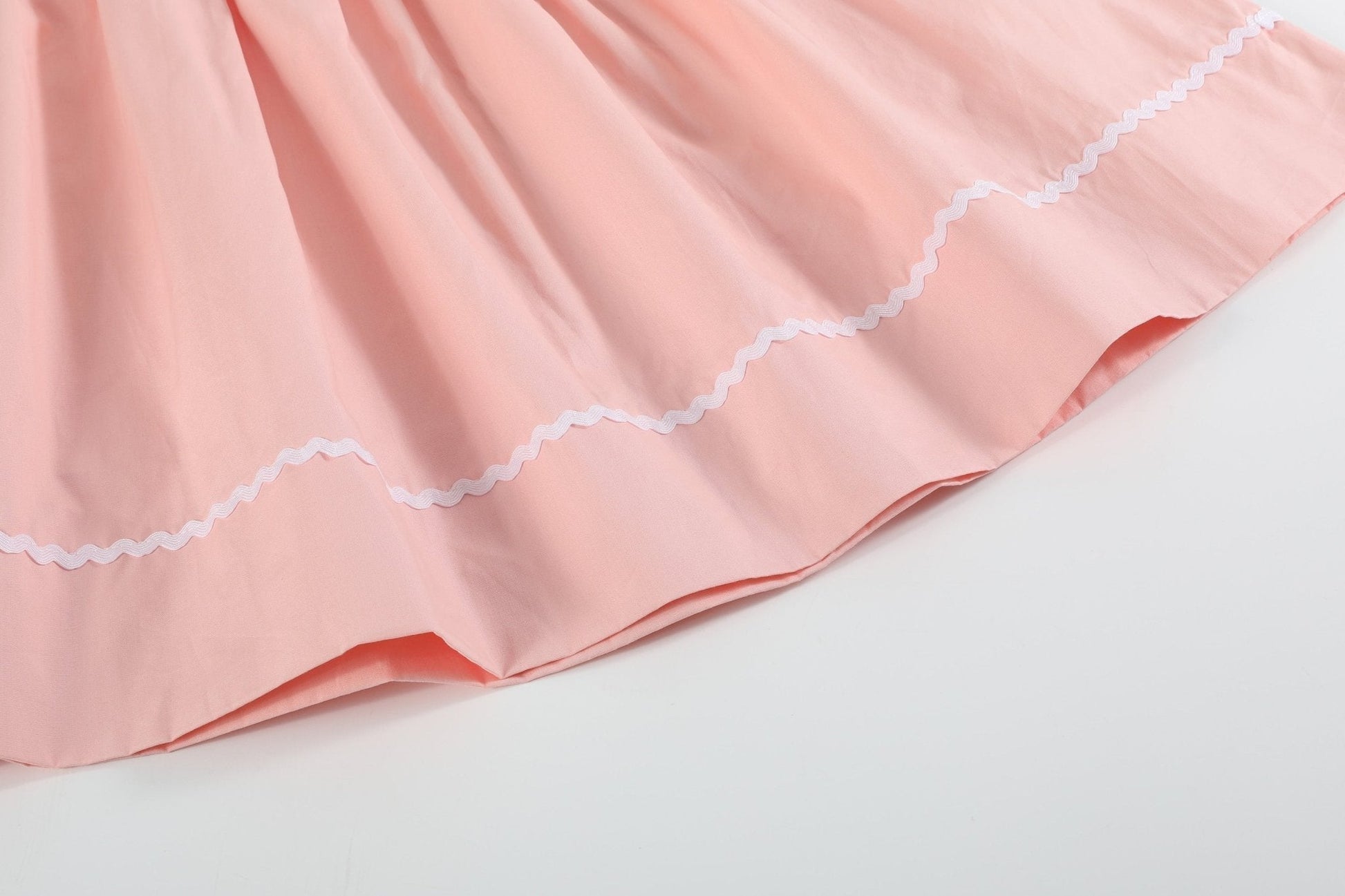 Light Pink Easter Smocked Bishop Dress - Abbies Place