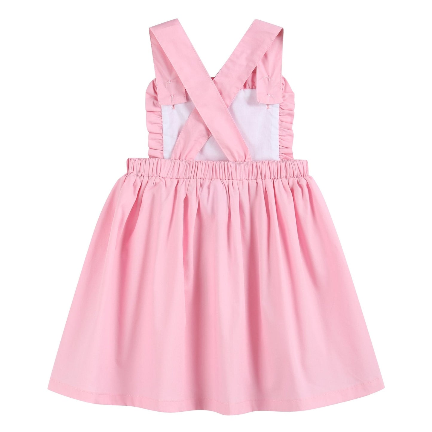 Light Pink Ruffle Jumper Dress - Abbies Place