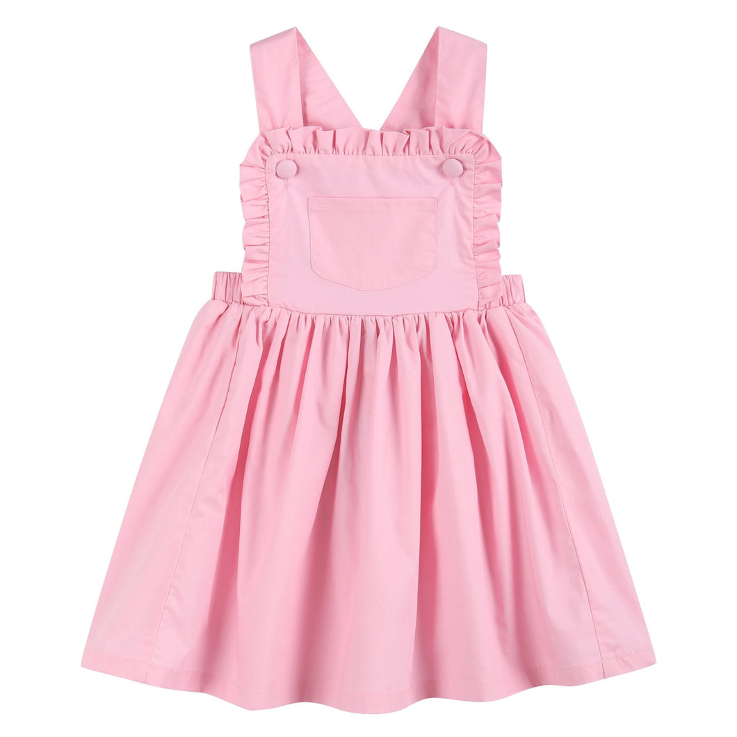 Light Pink Ruffle Jumper Dress
