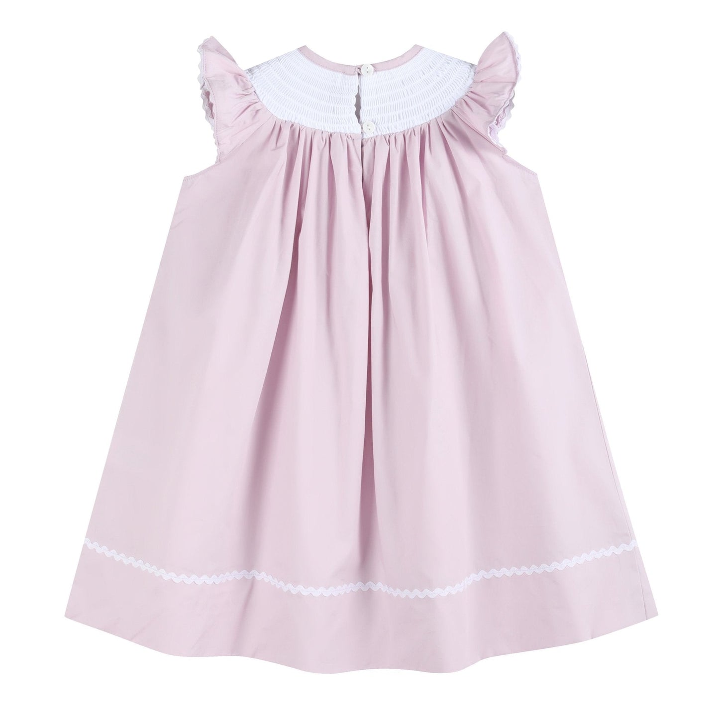 Light Purple Easter Smocked Bishop Dress - Abbies Place