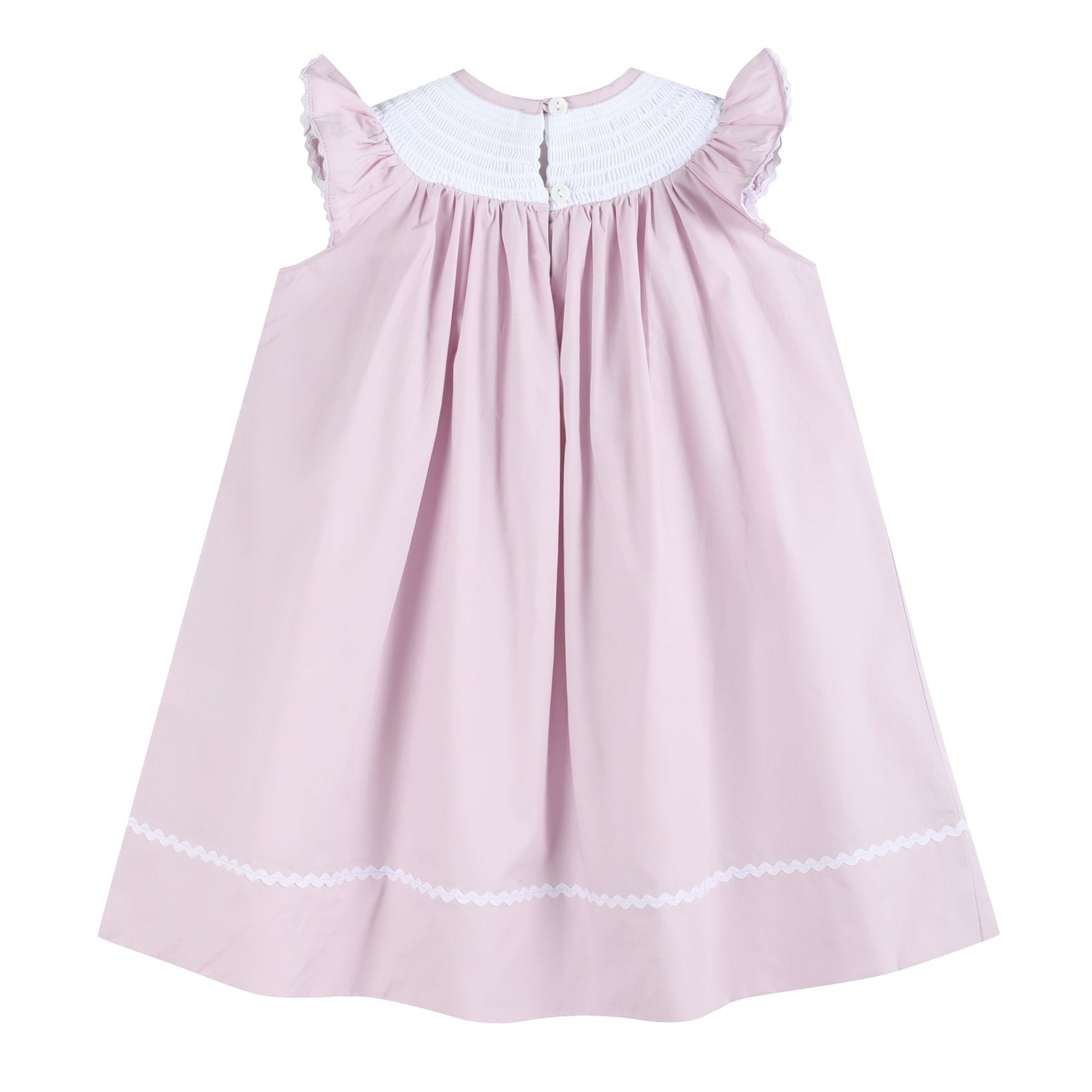 Light Purple Easter Smocked Bishop Dress - Abbies Place