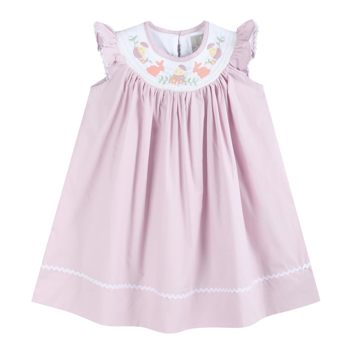 Light Purple Easter Smocked Bishop Dress - Abbies Place