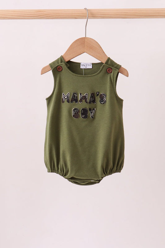 Mama's Boy Applique Bubble - Abbies Place
