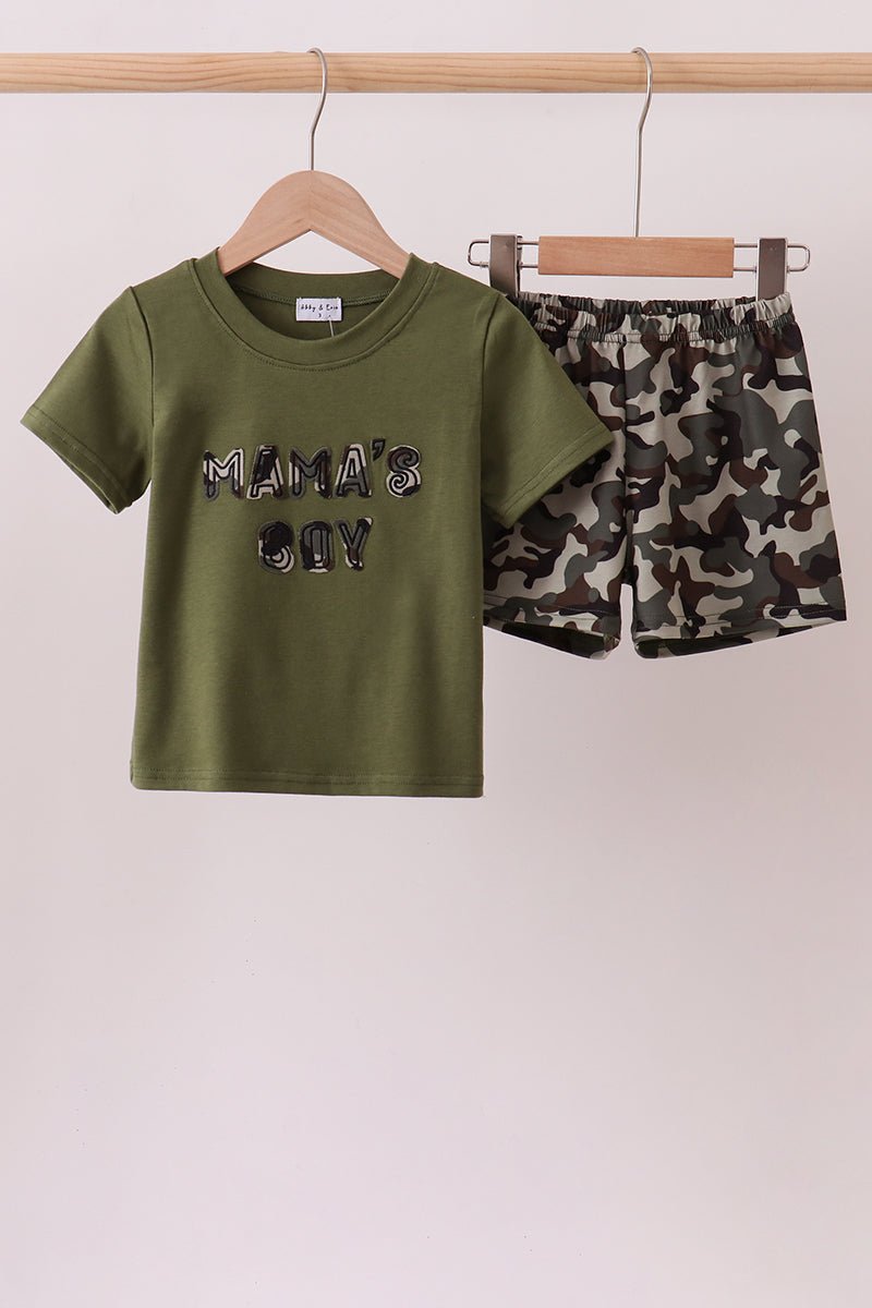 Mama's Boy Applique Set - Abbies Place
