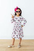 Load image into Gallery viewer, Love You Spots L/S Pocket Twirl Dress
