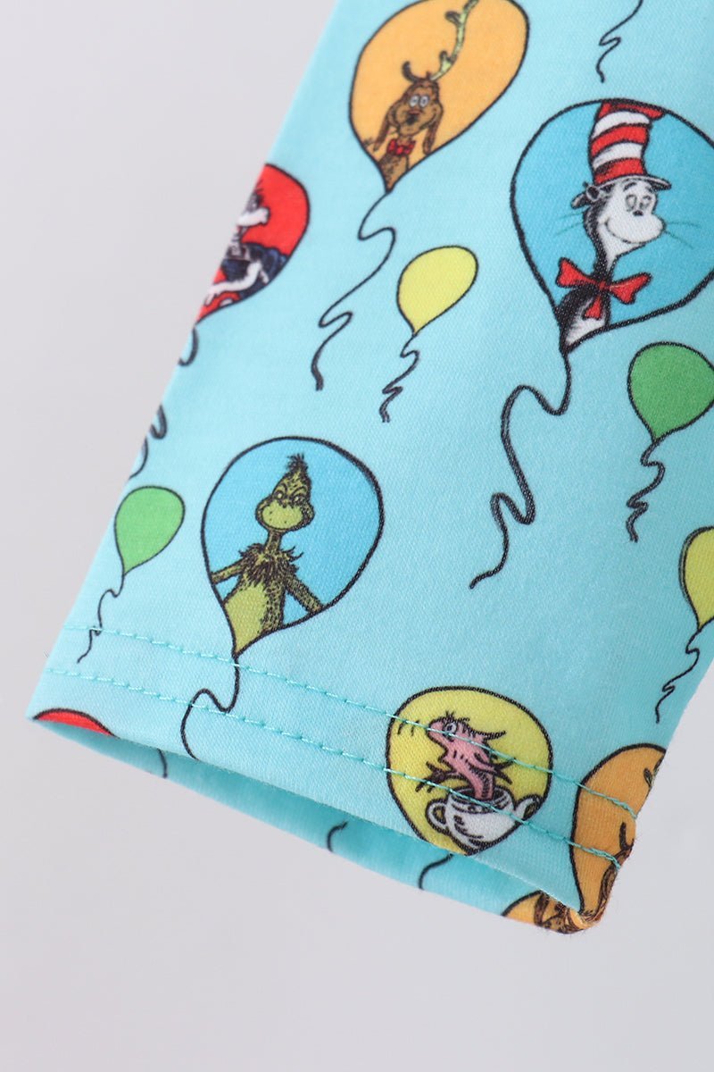 Mint Dr. Seuss smocked top - Abbies Place