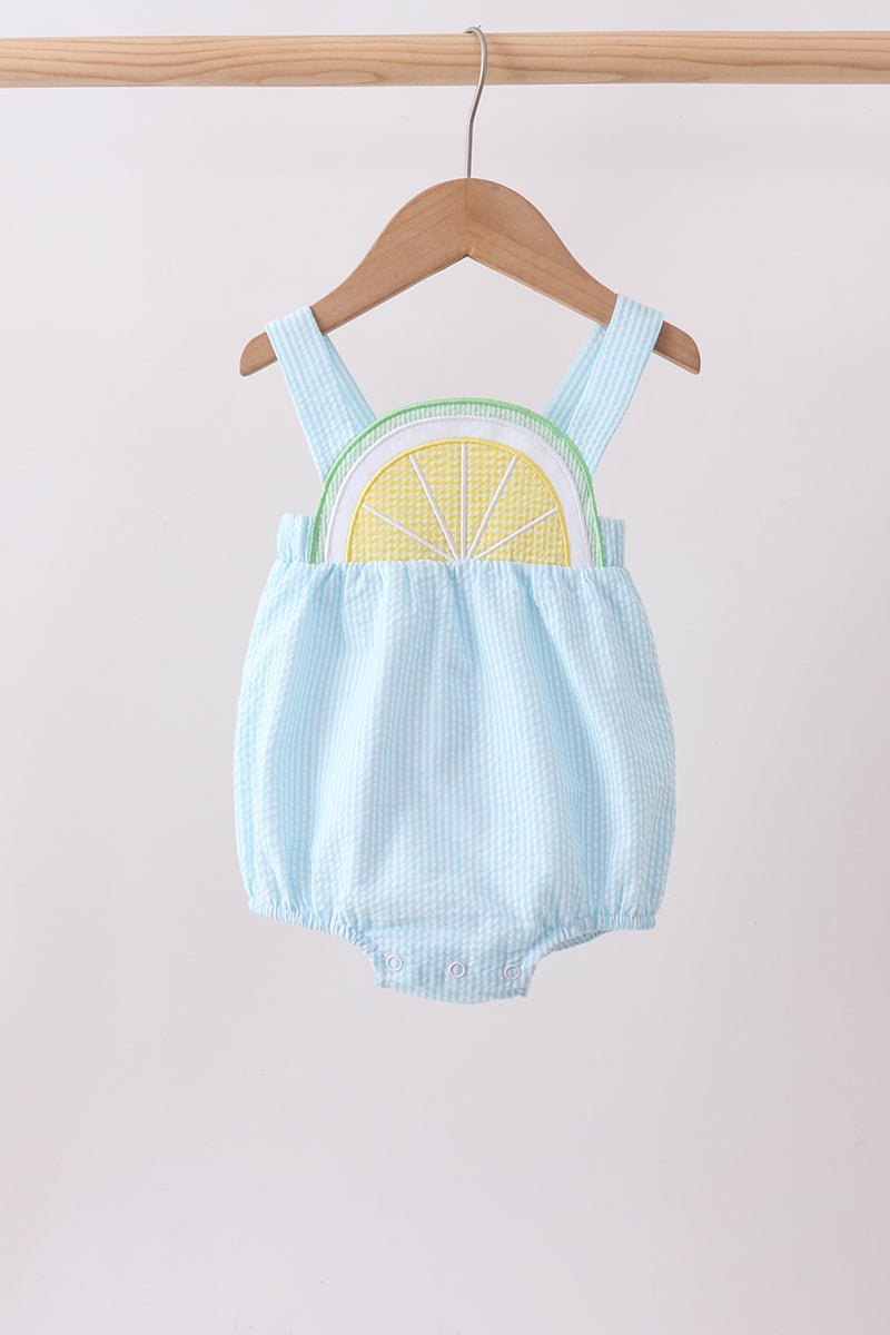 Mint lemon ruffle bubble - Abbies Place