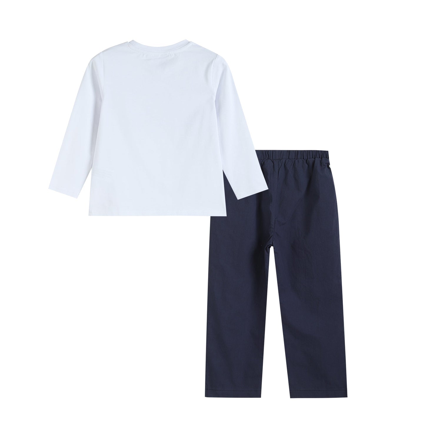 Navy and White Christmas Tree 2 pc Shirt and Pants Set - Abbies Place