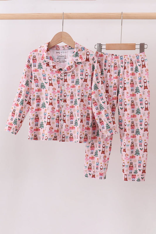 Nutcracker print bamboo pants set - Abbies Place