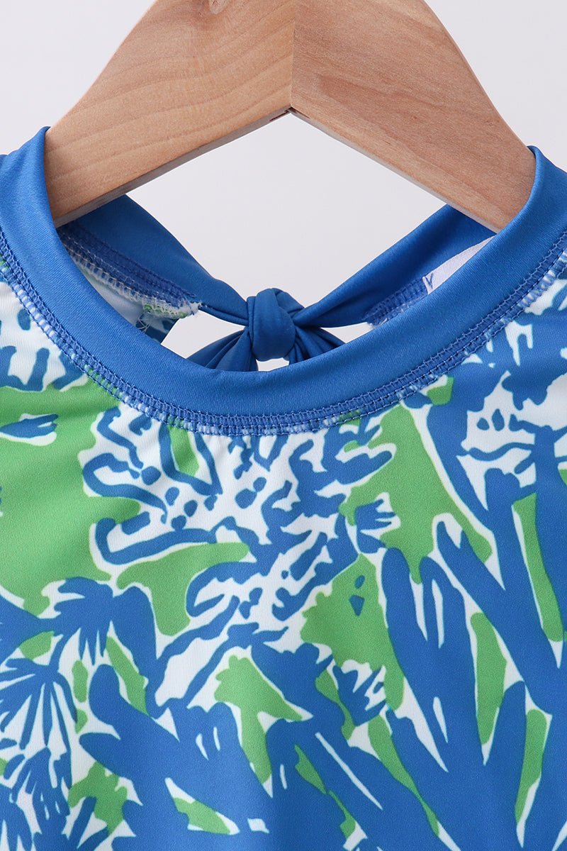 Ocean garden splash rashguard - Abbies Place