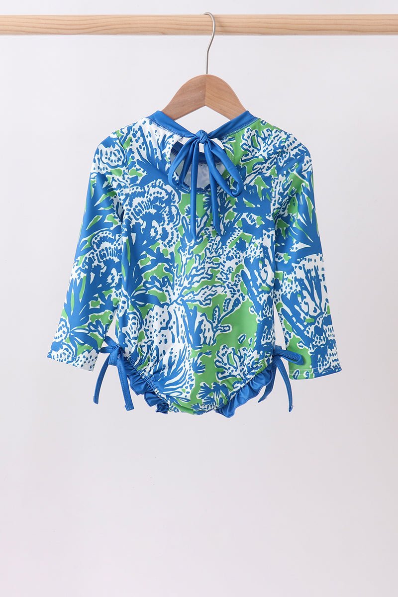 Ocean garden splash rashguard - Abbies Place