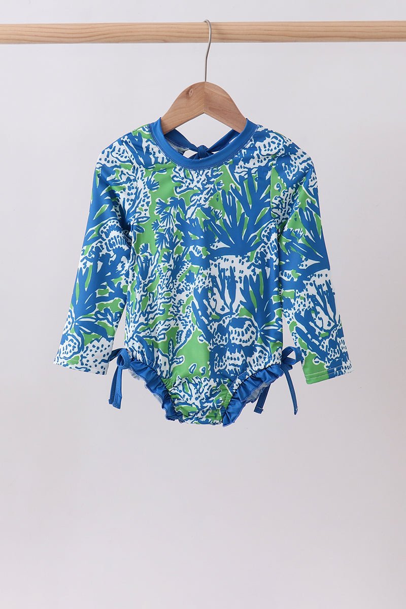Ocean garden splash rashguard - Abbies Place