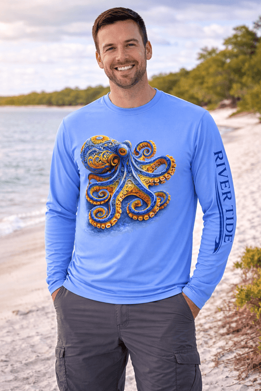 Octo Current Long Sleeve Performance Shirt - Abbies Place