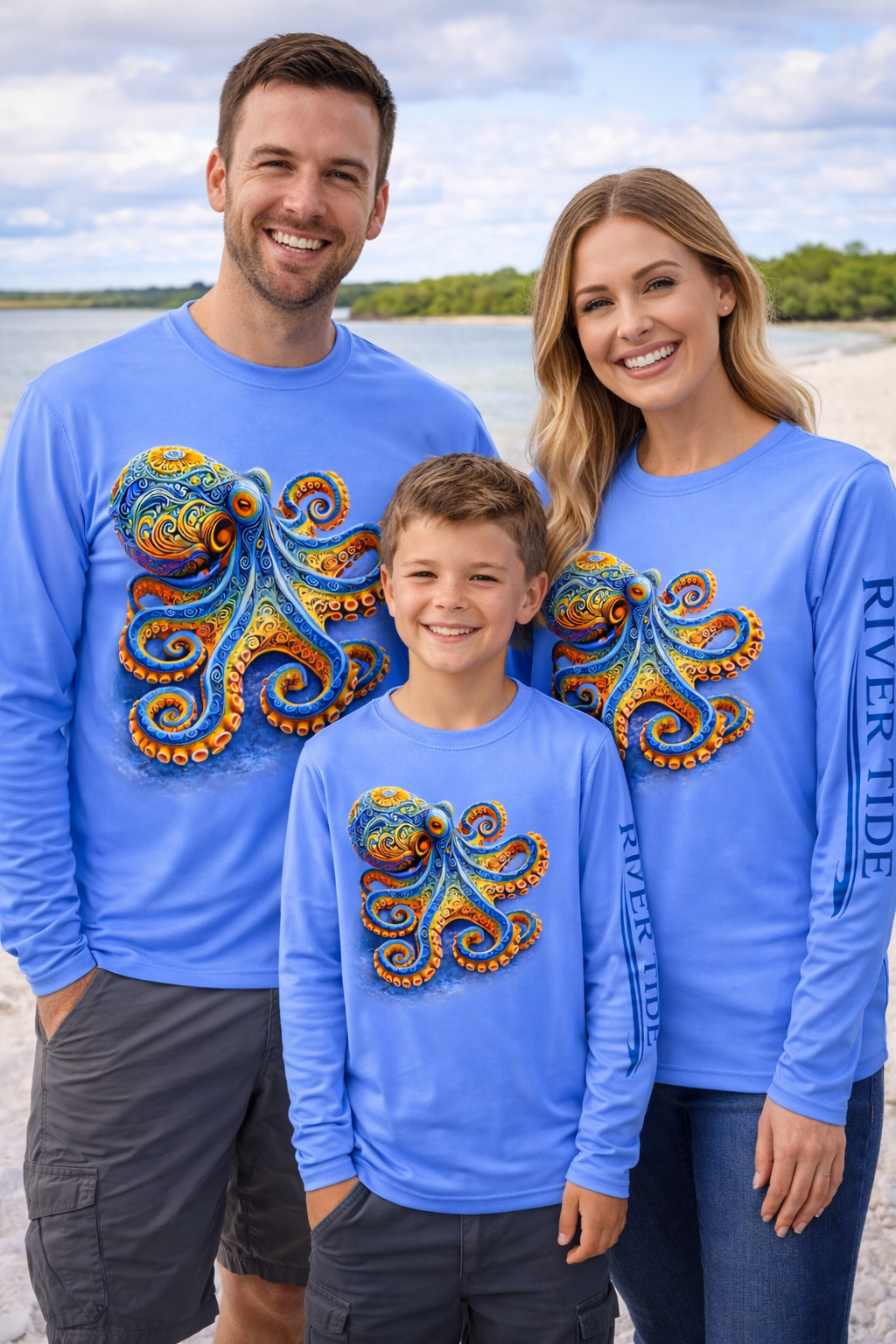 Octo Current Long Sleeve Performance Shirt - Abbies Place