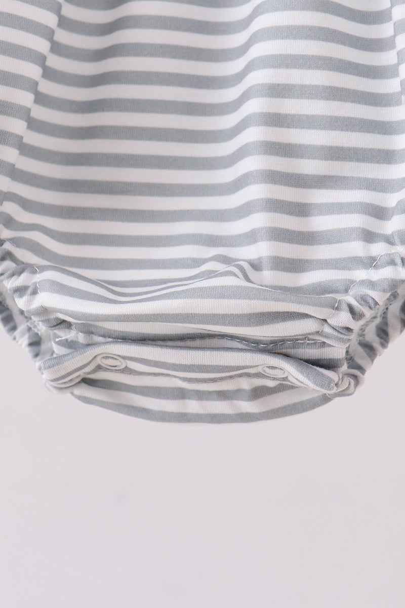Orange Tennessee embroidery stripe bubble - Abbies Place