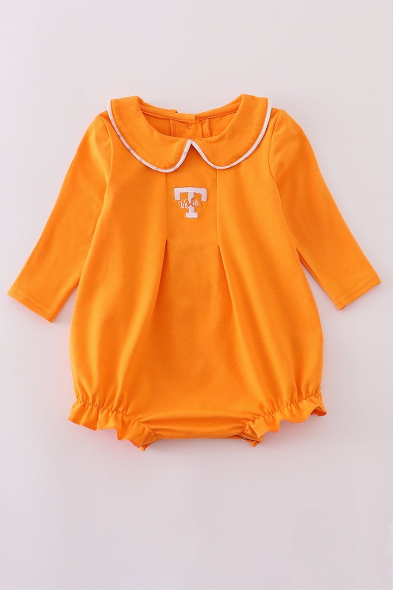 Orange Tennessee go vols embroidery bubble - Abbies Place