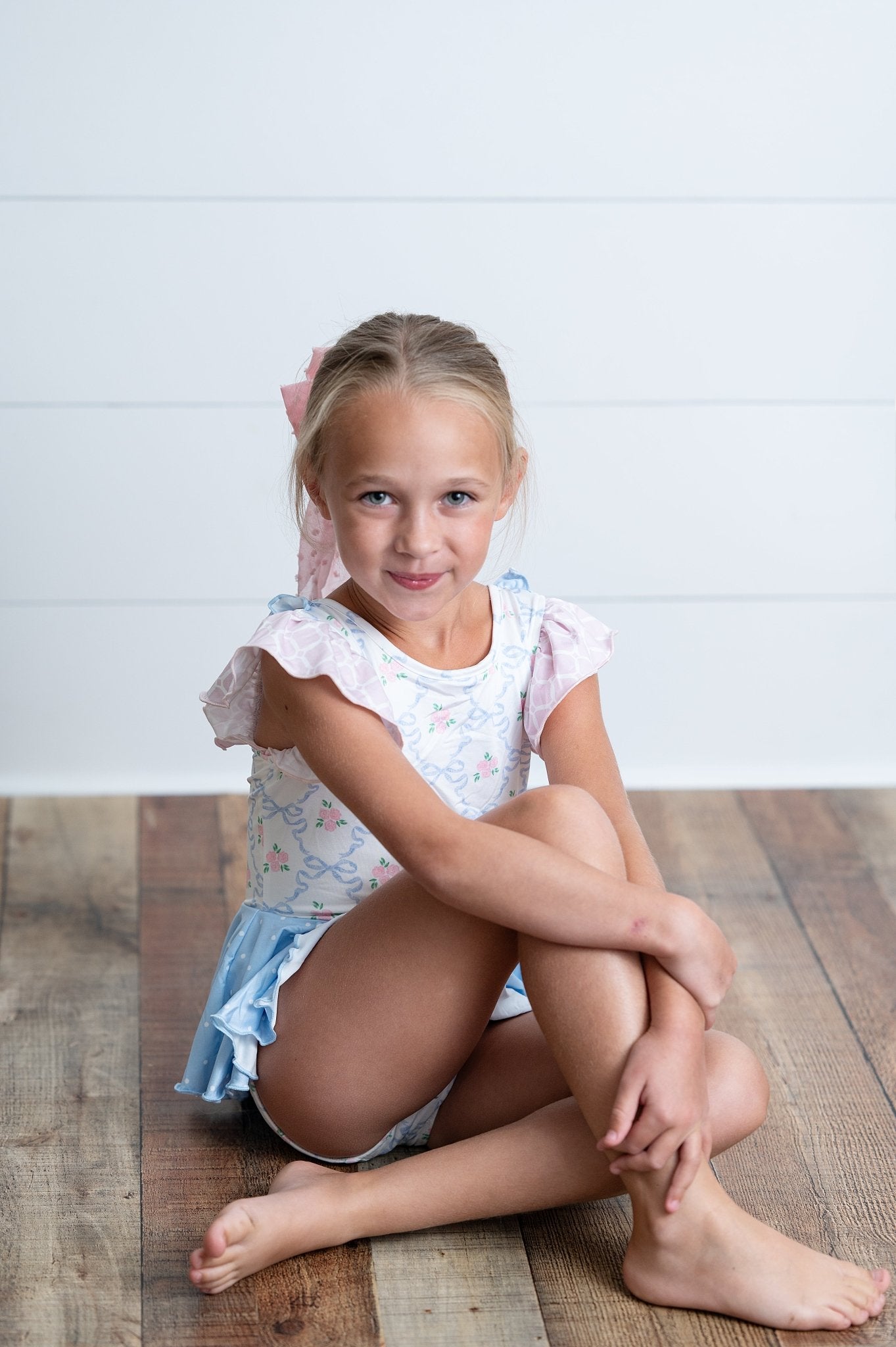 Pastel Floral Skirted Leotard - Abbies Place