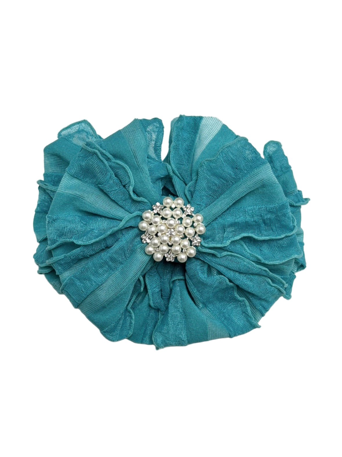 Pearl Ruffled Headband - Abbies Place