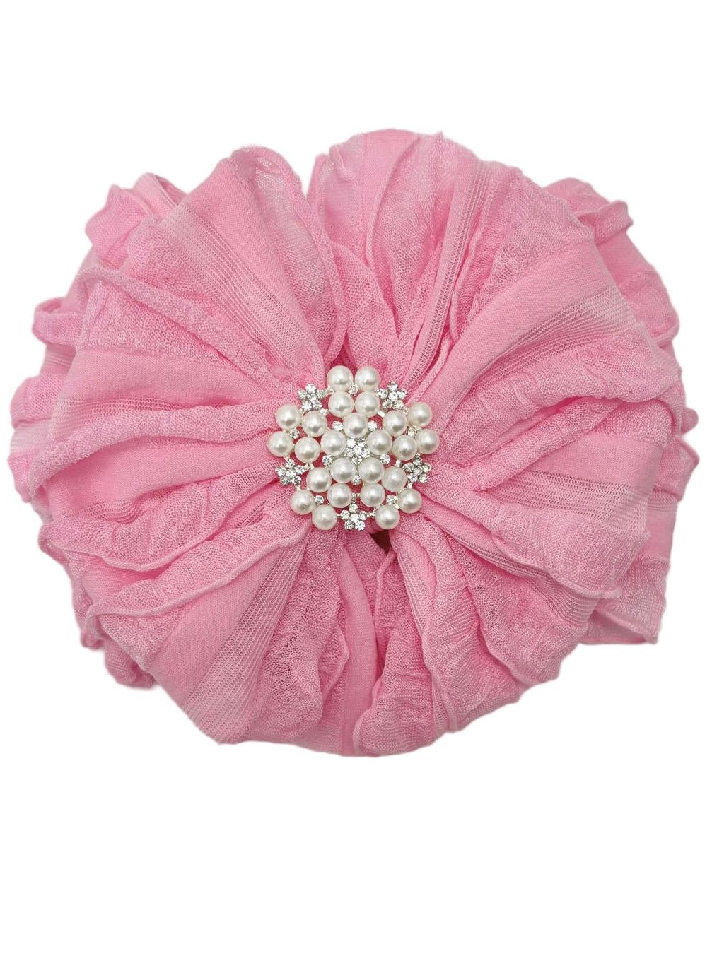 Pearl Ruffled Headband - Abbies Place