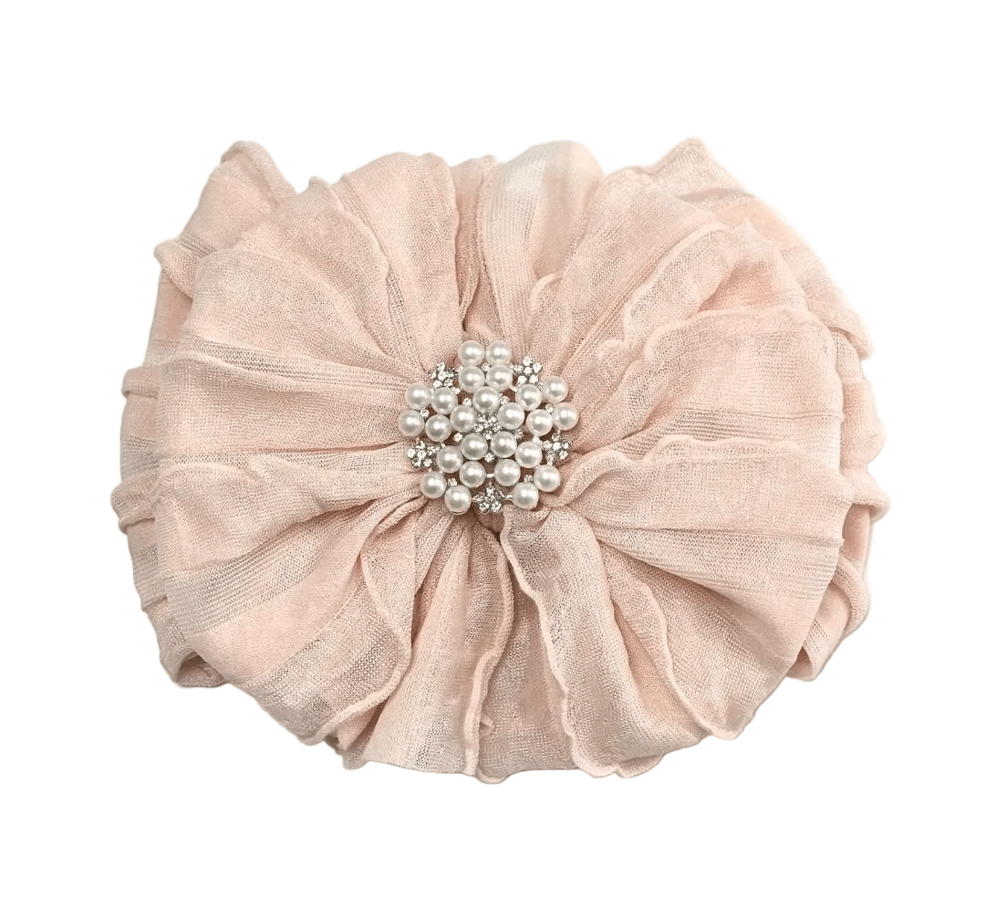 Pearl Ruffled Headband - Abbies Place