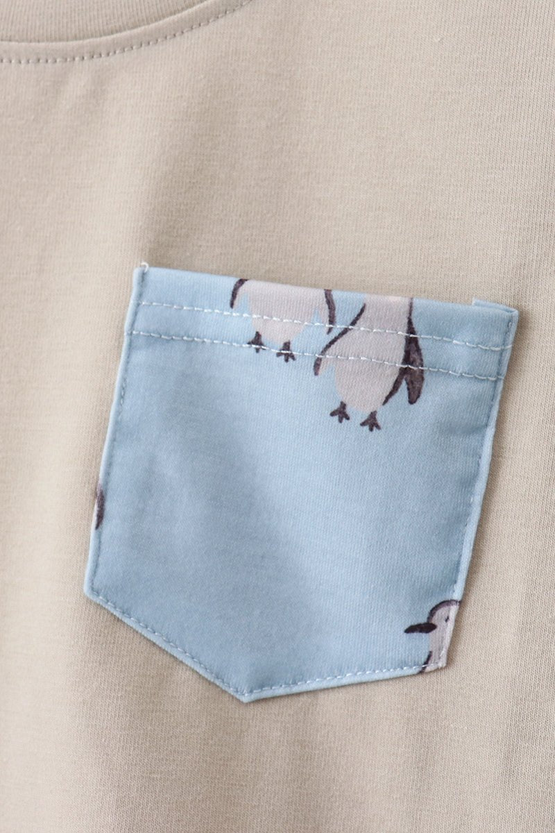 Penguin print shorts set - Abbies Place