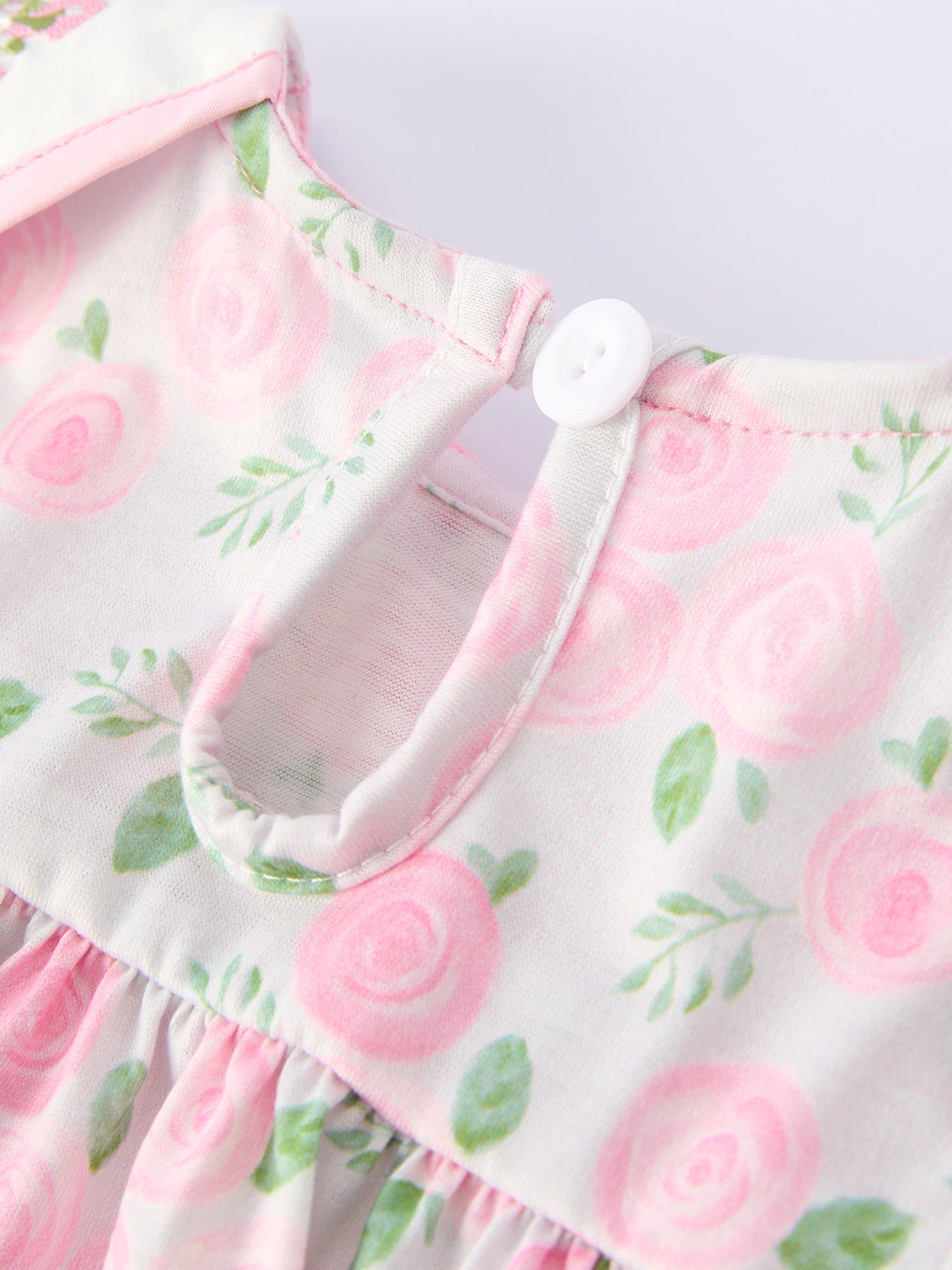 Petal Peter Pan Collar Christ Bishop Christening Baby Girls Bloomer Set - Abbies Place