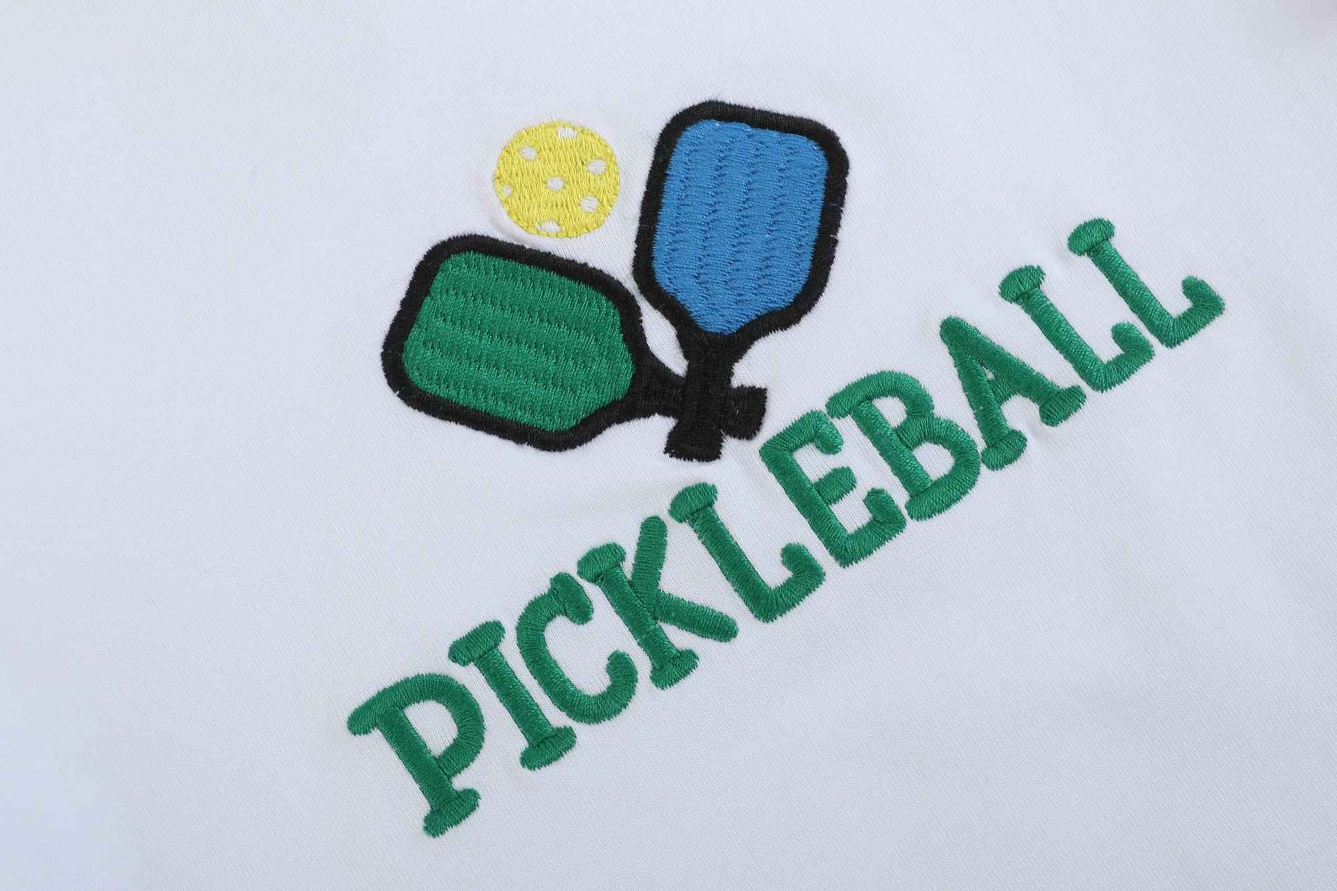 Pickleball T-Shirt and Green Gingham Shorts Set - Abbies Place
