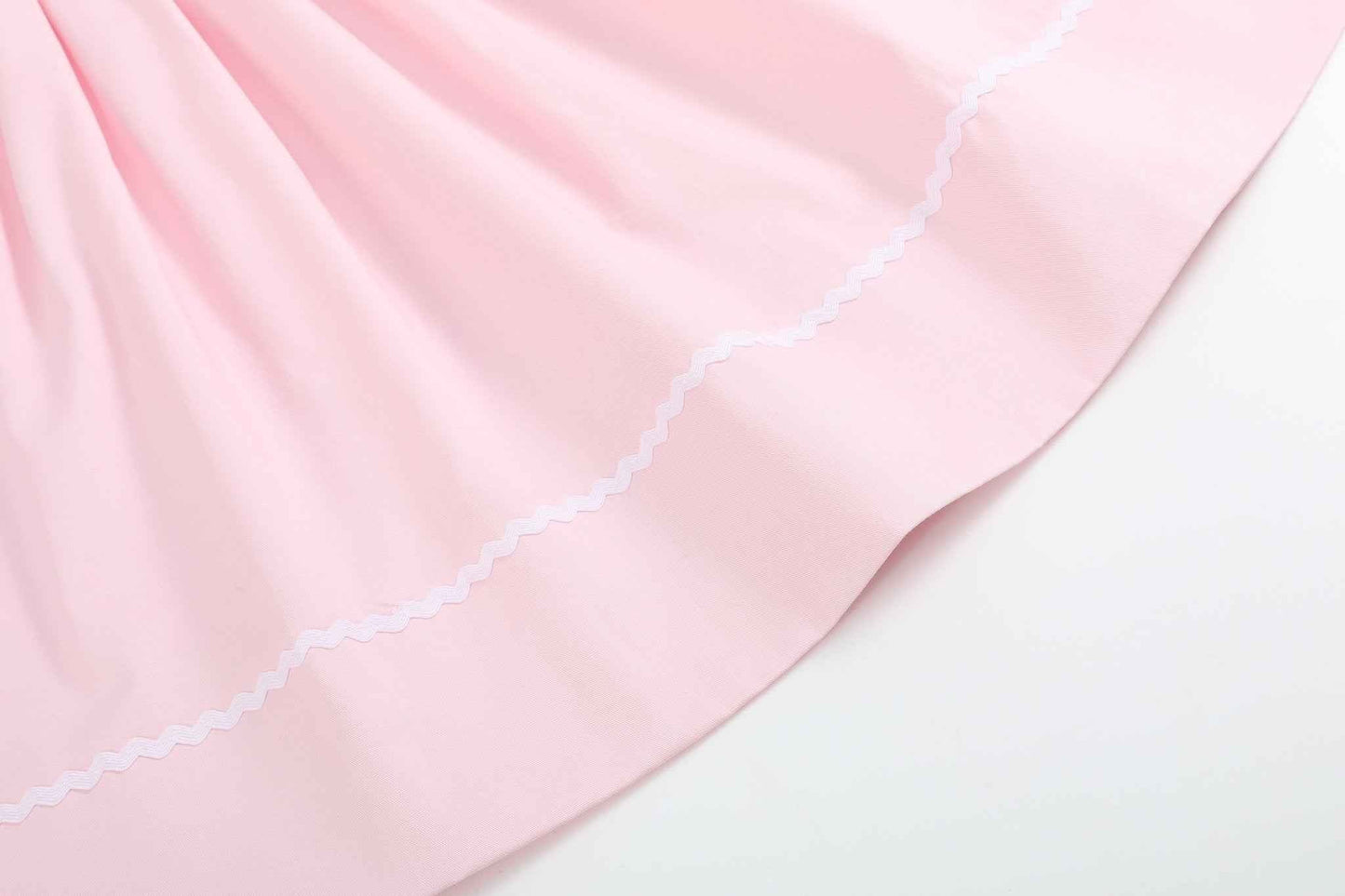 Pink and White Bows Smocked Bishop Dress - Abbies Place