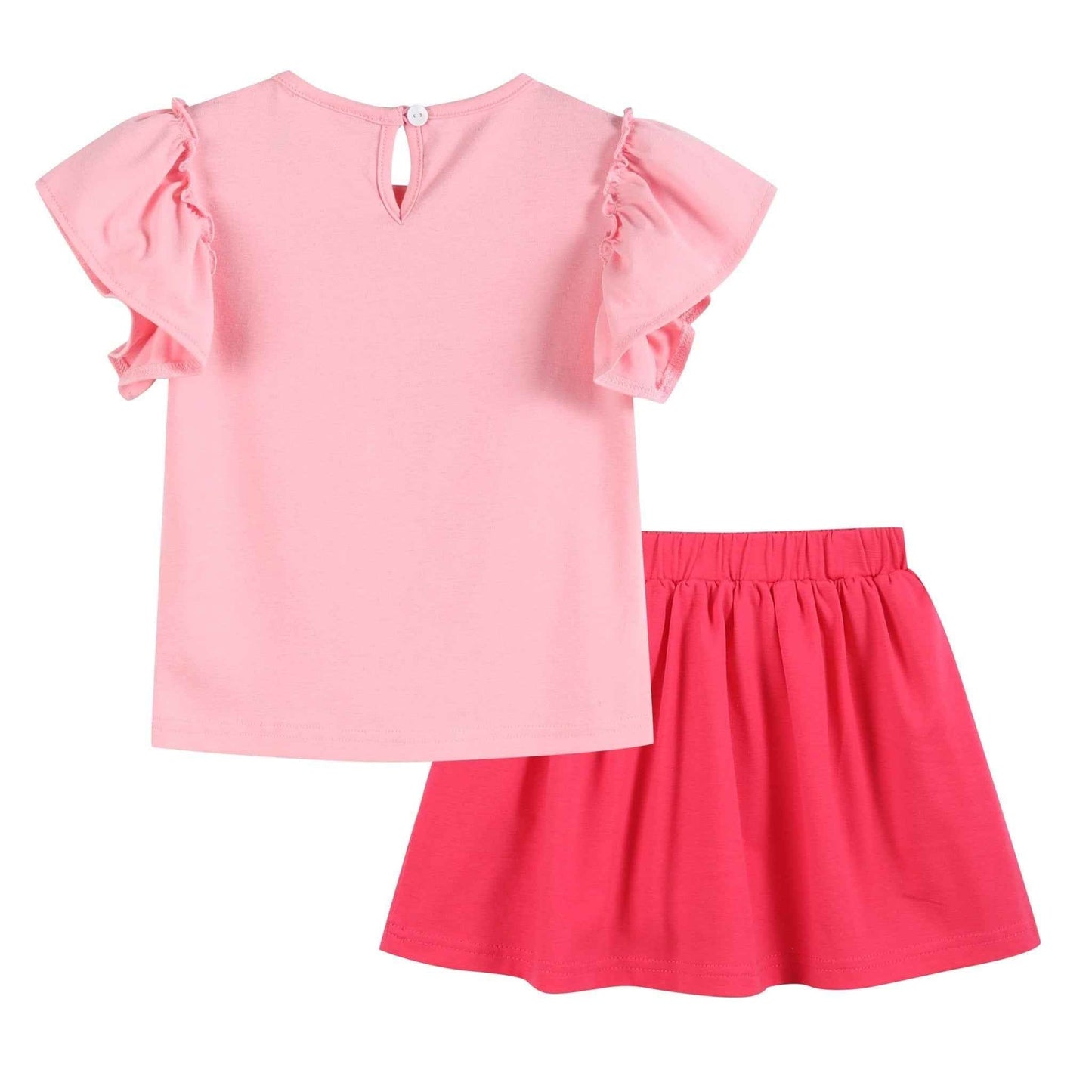 Pink Birthday Girl Ruffle Top and Skort Set - Abbies Place