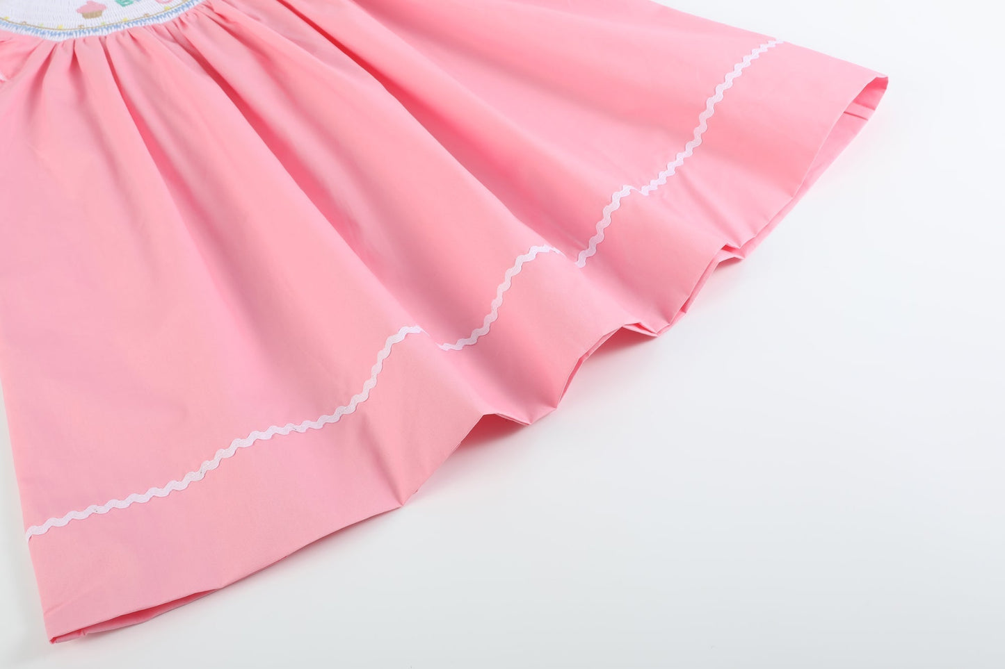 Pink Birthday Girl Smocked Bishop Dress - Abbies Place