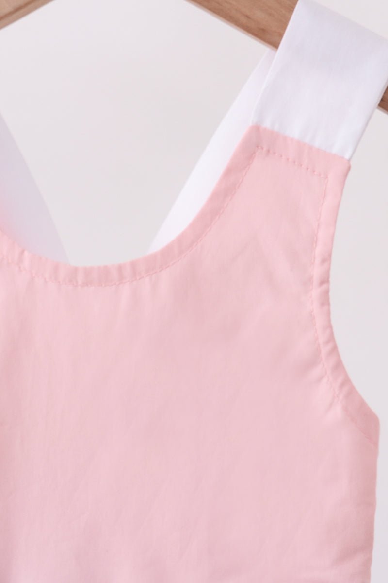 Pink & blue ruffle bow bubble - Abbies Place