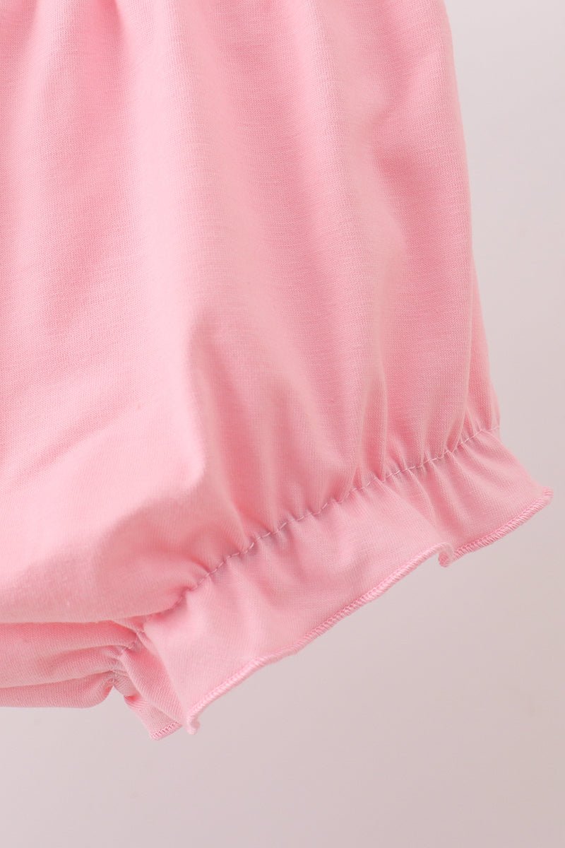 Pink Bow Floral Bloomer Set - Abbies Place