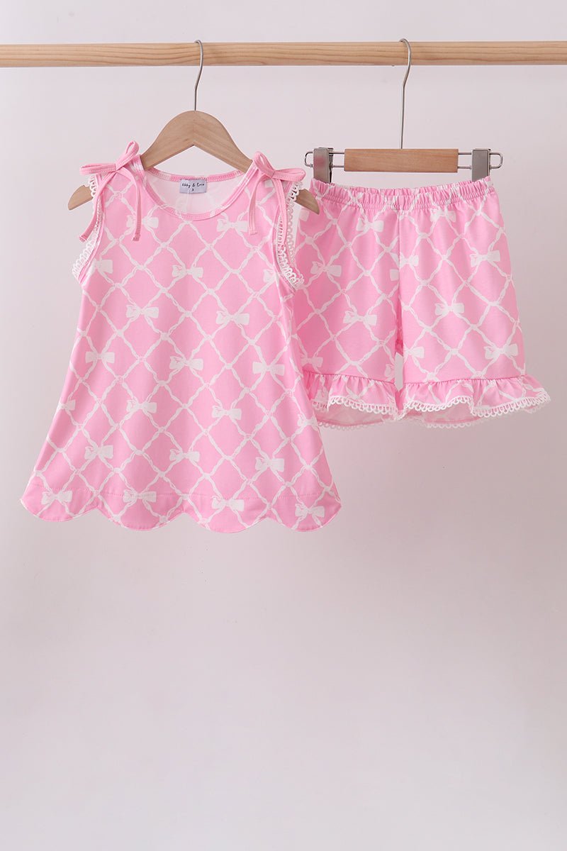 Pink Bow Set - Abbies Place