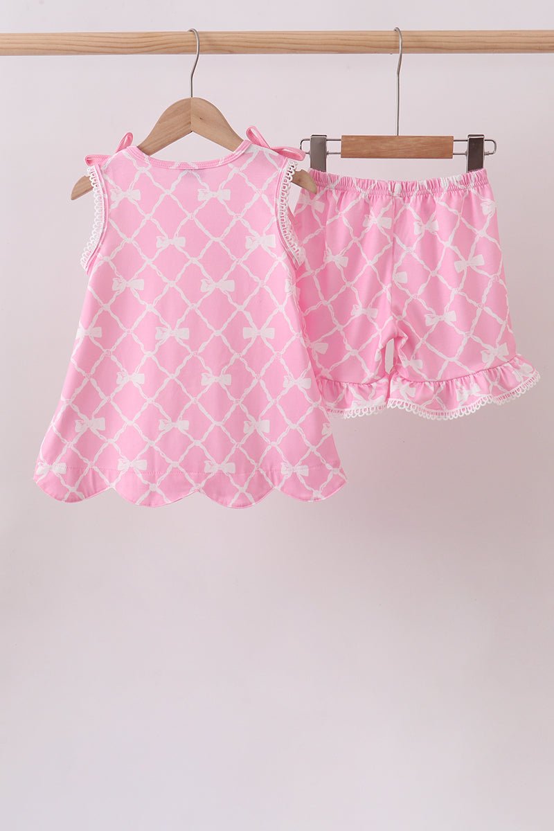 Pink Bow Set - Abbies Place