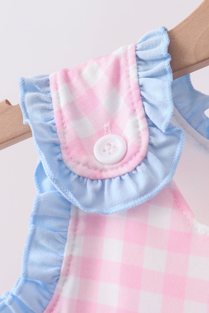 Pink Cow Embroidered Set - Abbies Place