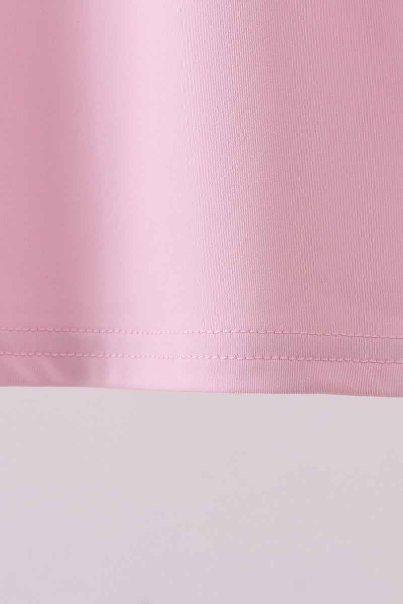 Pink everyday Knit Collared Tank - Abbies Place