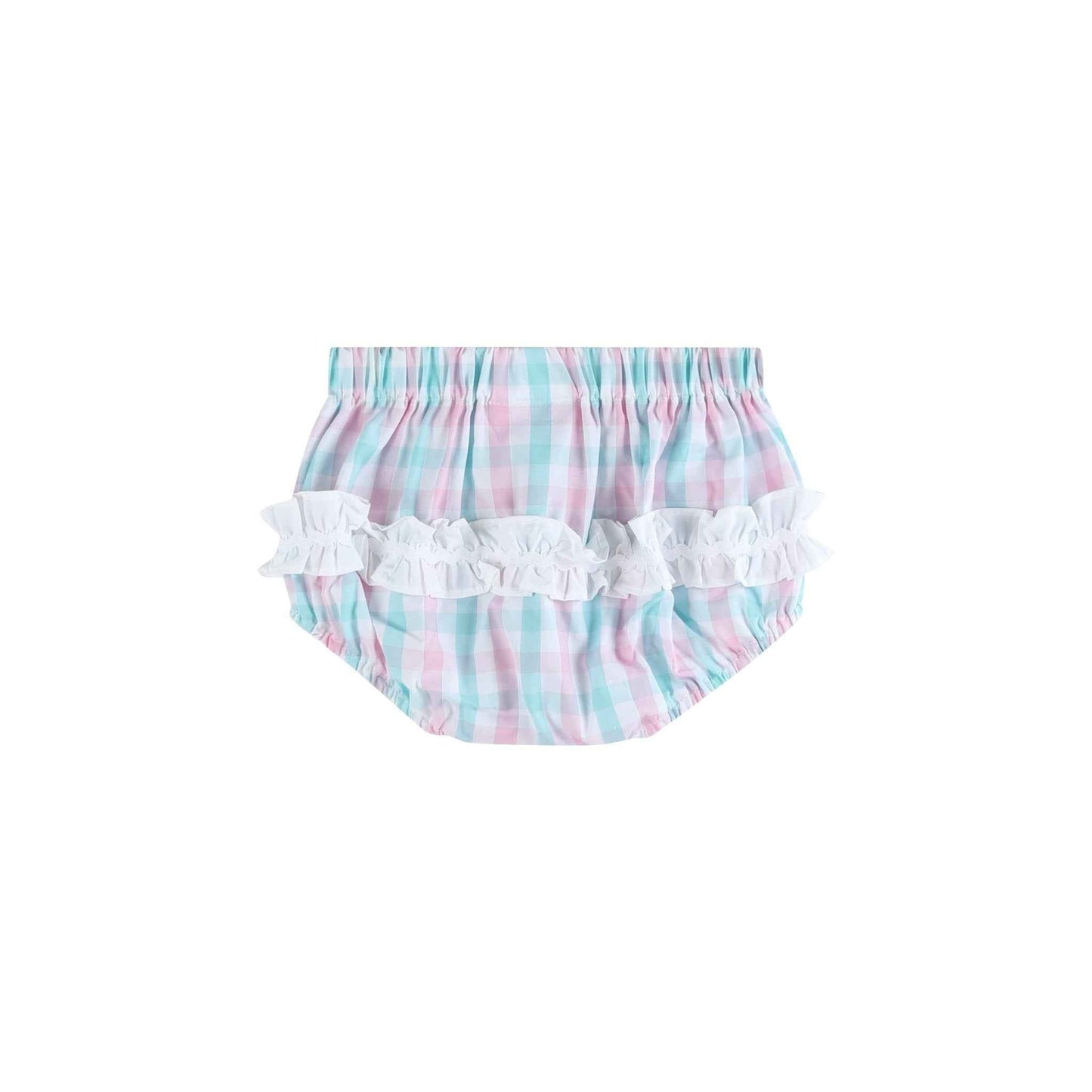 Pink Flower Smocked Bloomers - Abbies Place