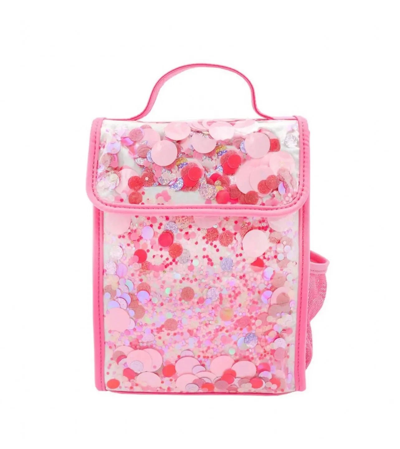 Pink Party Confetti Heavy Duty Insulated Lunchbox - Abbies Place