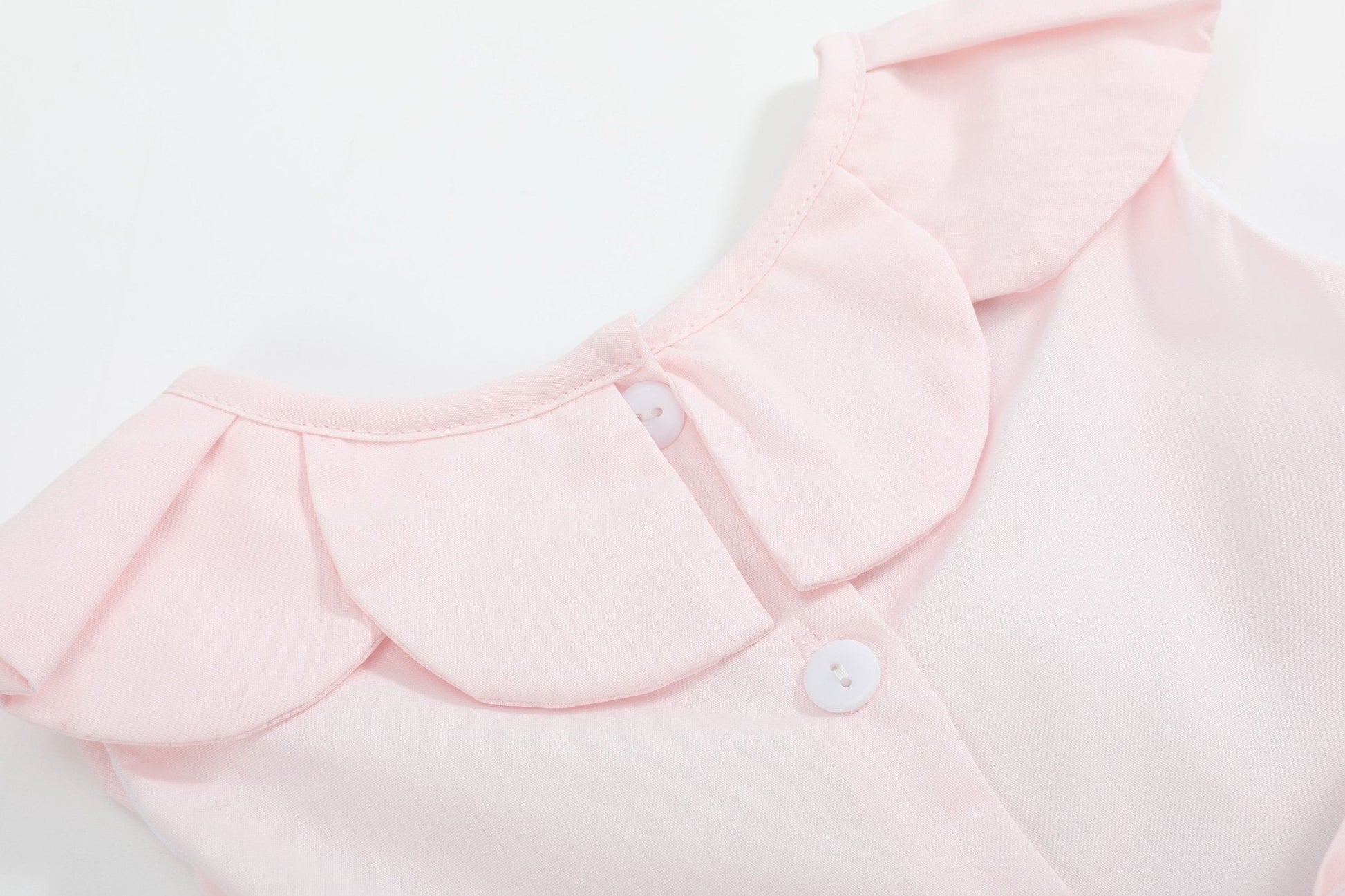 Pink Petal Collared Smocked Dress - Abbies Place