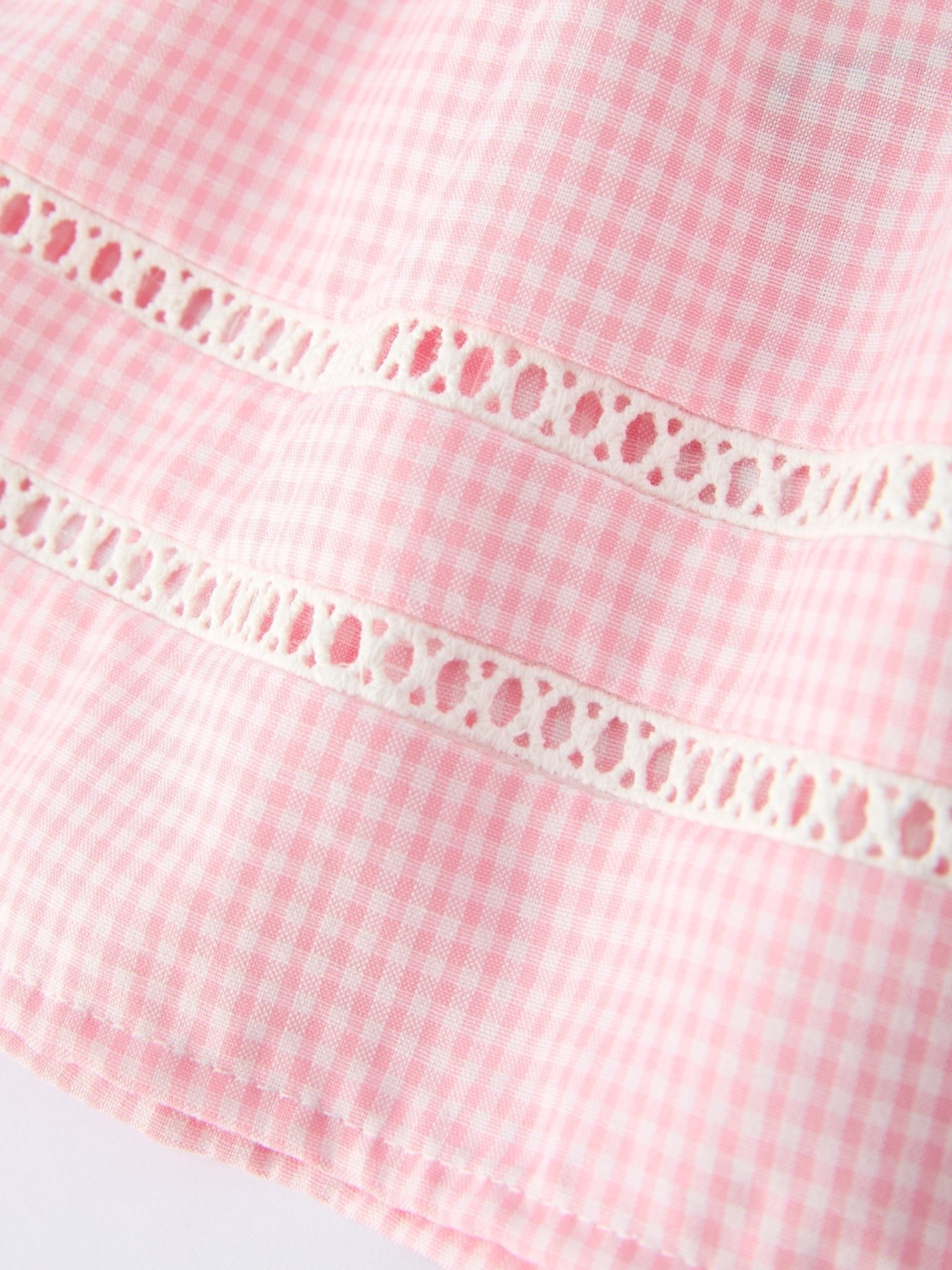 Pink Smocked Church Christ Bishop Christening Baby Girls Bloomer Set - Abbies Place