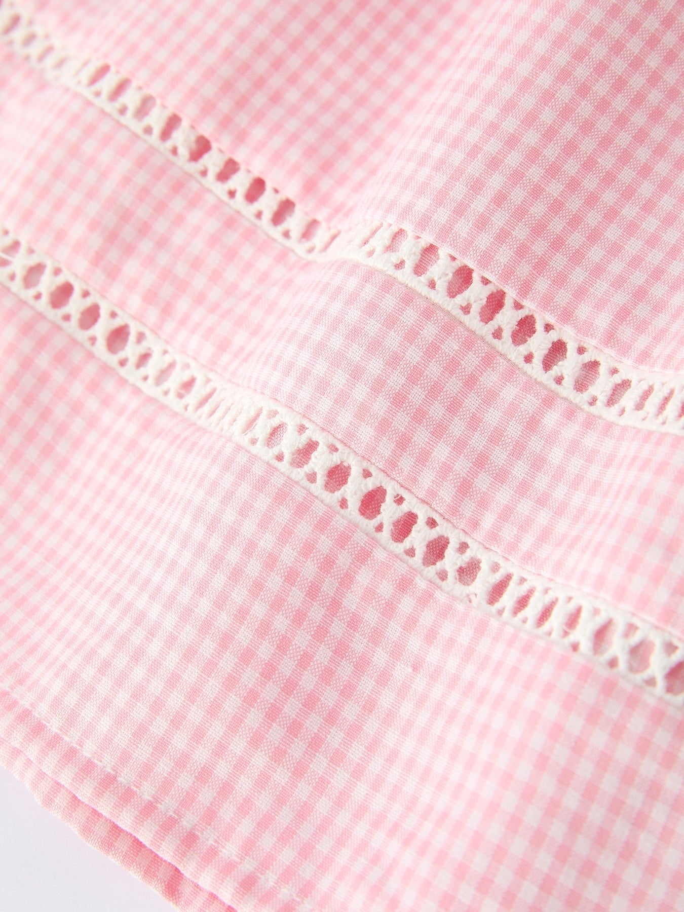 Pink Smocked Church Christ Bishop Christening Girls Dress - Abbies Place