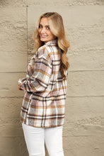Load image into Gallery viewer, Plaid Button Boyfriend Style Shirt Jacket with Breast Pockets
