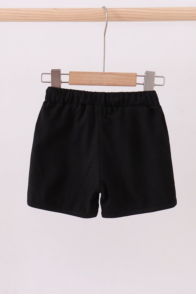 Premium Black drawstring shorts - Abbies Place