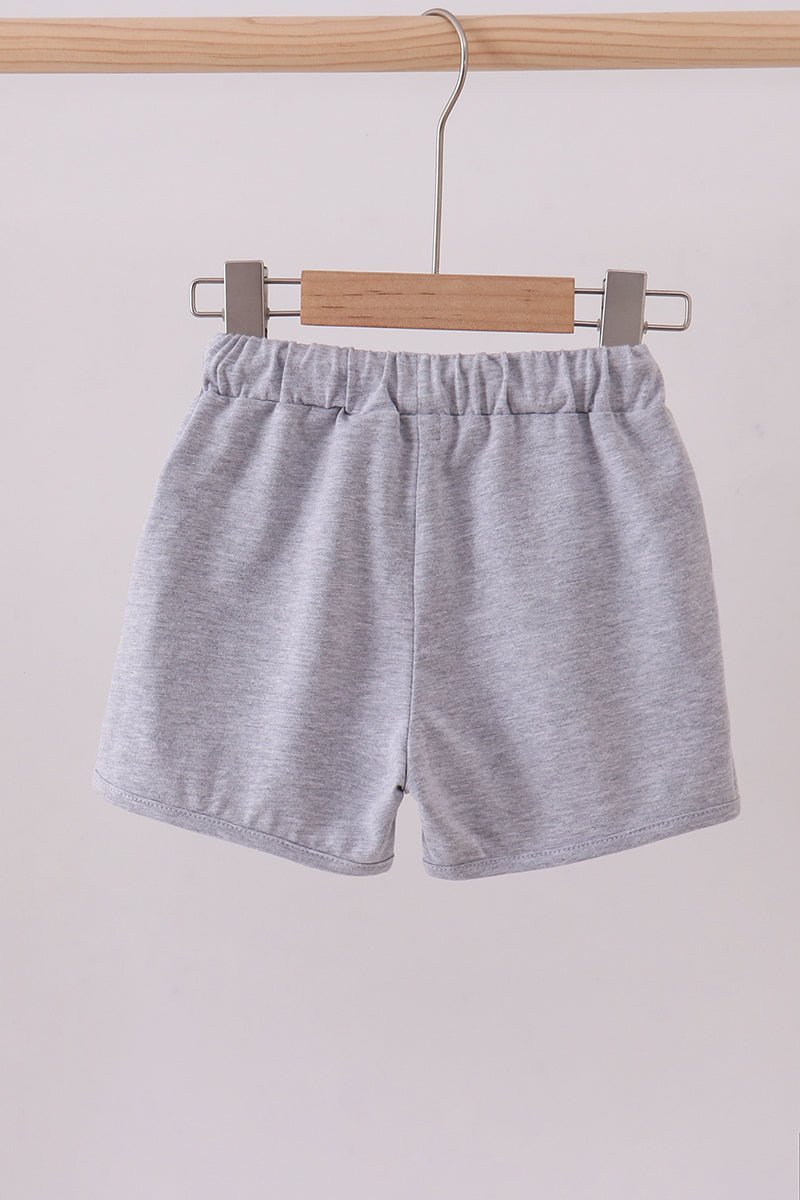 Premium Grey drawstring shorts - Abbies Place