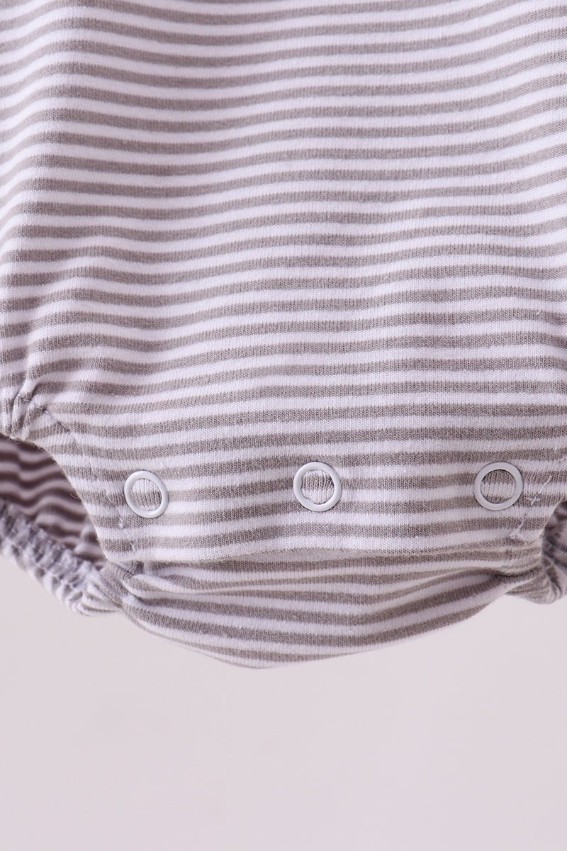 Premium Maroon Alabama elephant embroidery stripe bubble - Abbies Place