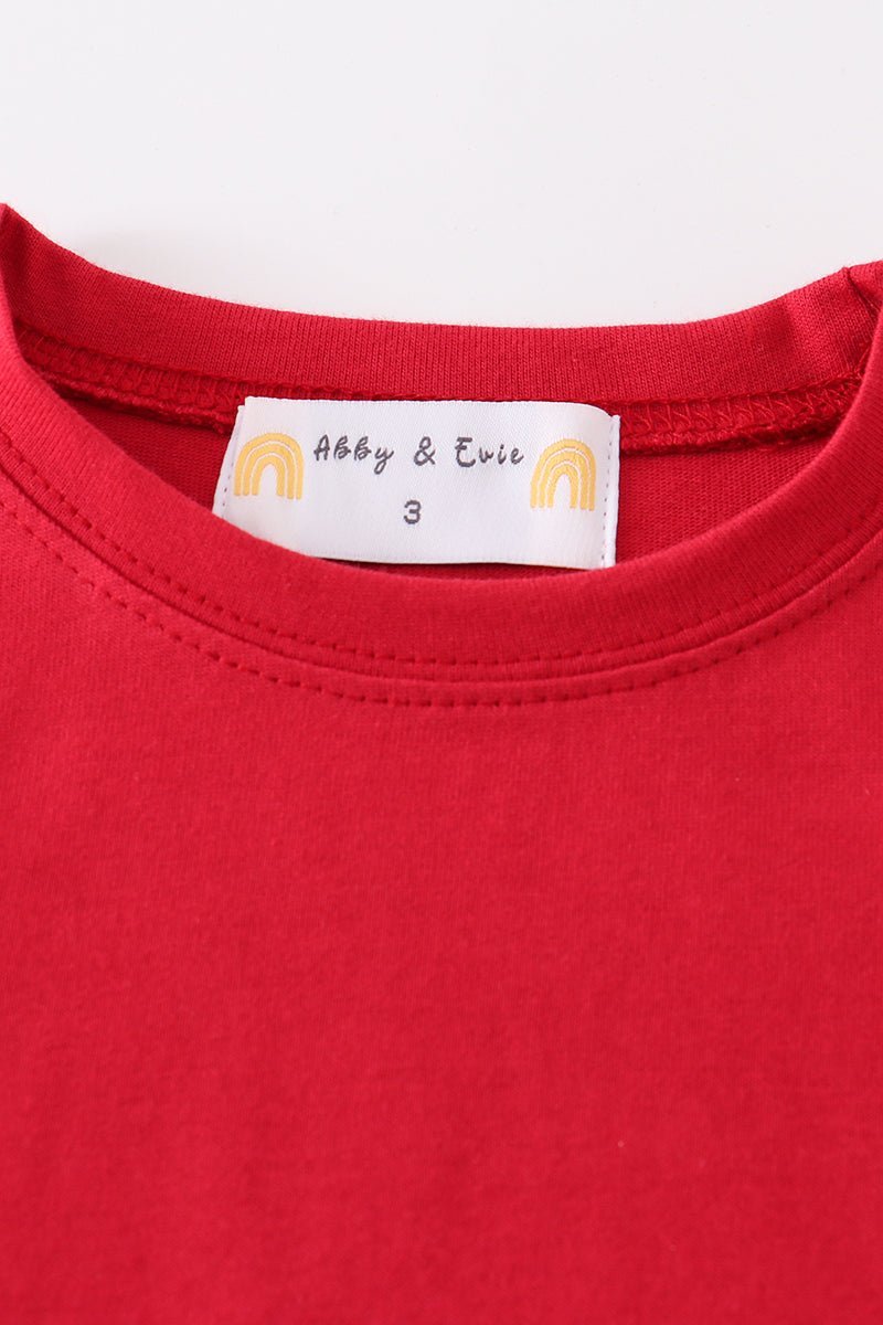 Premium Maroon basic T-shirt Kids and adult - Abbies Place