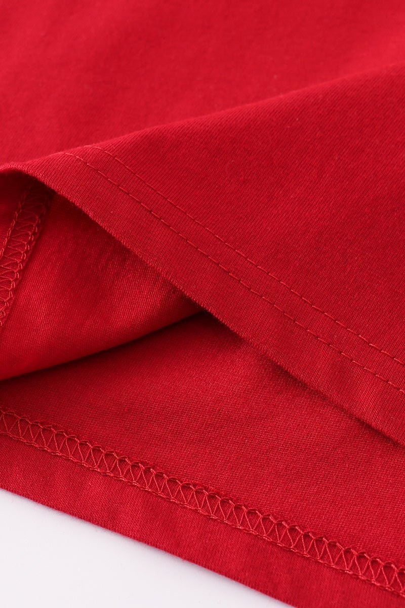 Premium Maroon basic T-shirt Kids and adult - Abbies Place