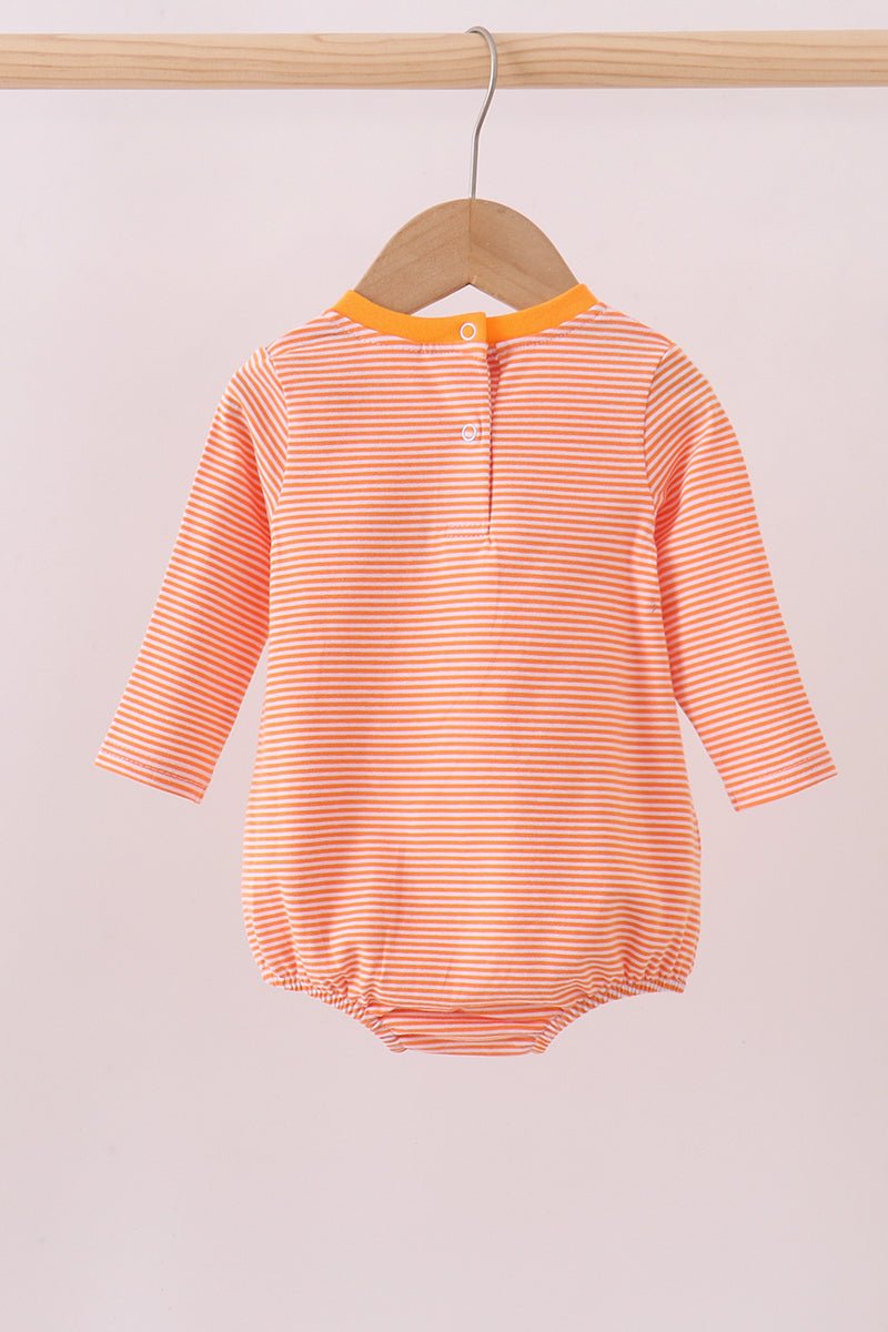 Premium Orange Tennessee puppy football stripe bubble - Abbies Place