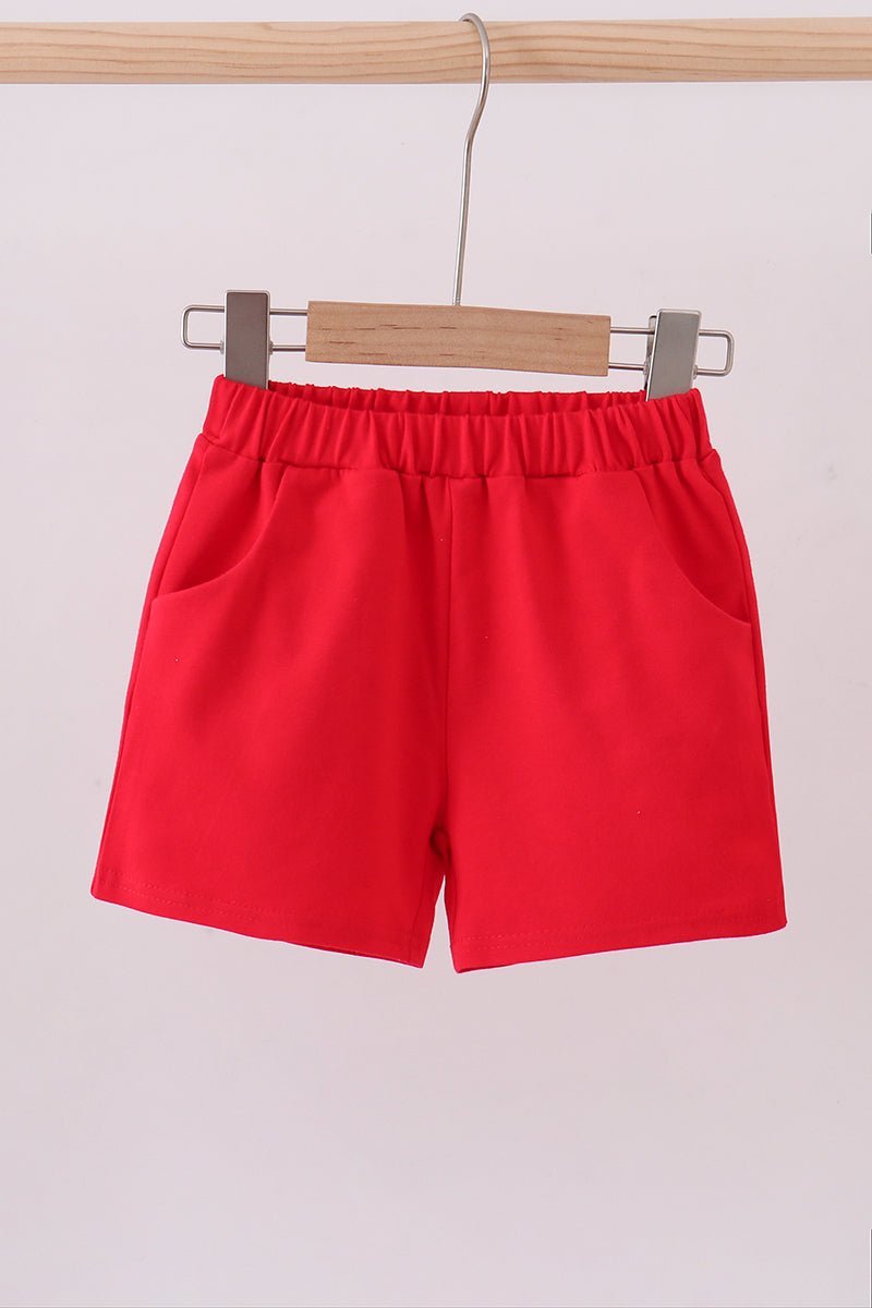 Premium Red shorts - Abbies Place