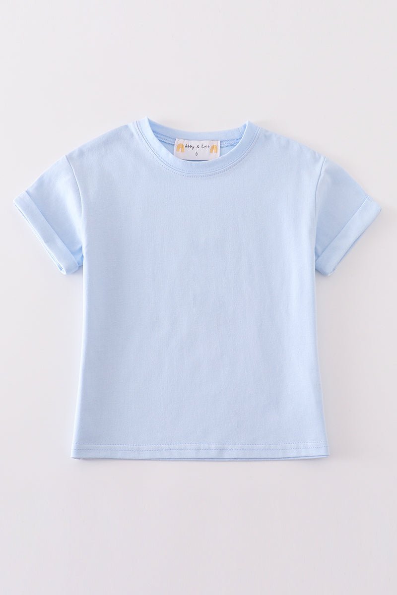Premium Sky basic T-shirt - Abbies Place
